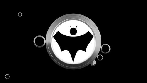 Halloween Ghost Bat Metallic Logo Reveal Opener