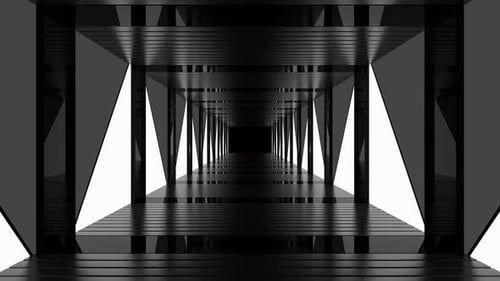 White Tunnel Background