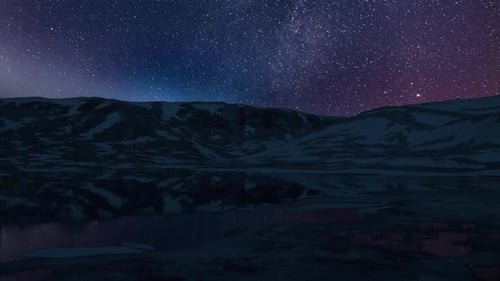 A mesmerizing view of the night sky. Myriads of stars s shine bright against the velvety darkness of