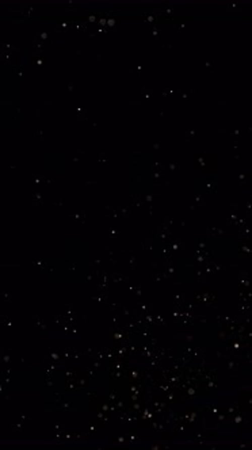 Particles Floating in Dark Space