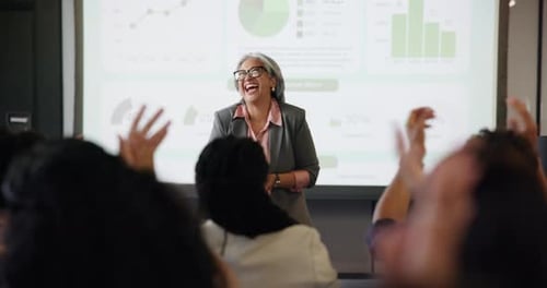 Engaging Presentation with Graph Charts and Audience