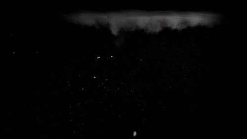 Mojave Collection: Dust hitting a flat surface on the side shot at 120fps