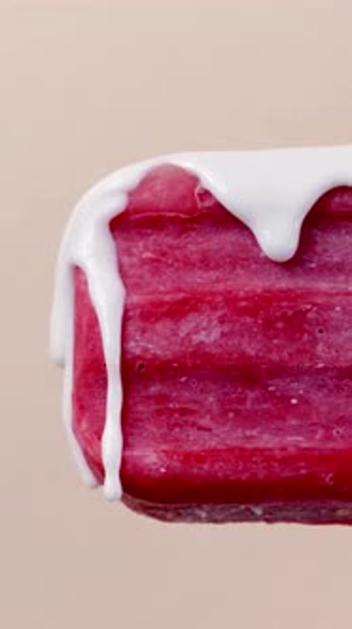 Vertical View Of Ice Cream