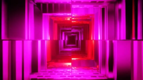 Pink Tunnel Background VJ Loop 2