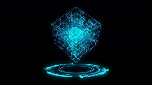 4K Energy Crystal Block Dynamic Elements