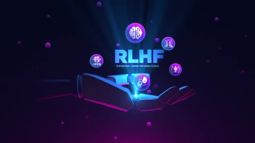 RLHF Reinforcement learning from human feedback robotic hand