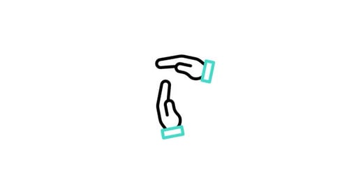 Hand Signal Animated Icon