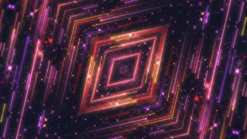 Colorful Shiny Glittering Particles Abstract Background