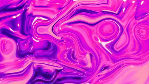 Vibrant Pink Purple Glossy Fluid Abstract Background