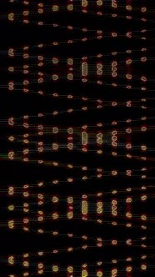Lignes lumineuses brillantes abstraites 3D, vague, coloré, fond noir