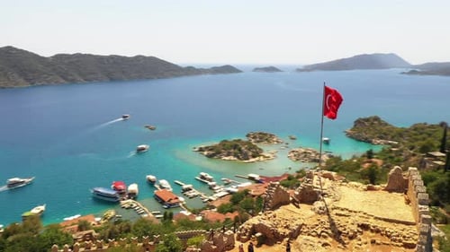 Kekova ancient town.