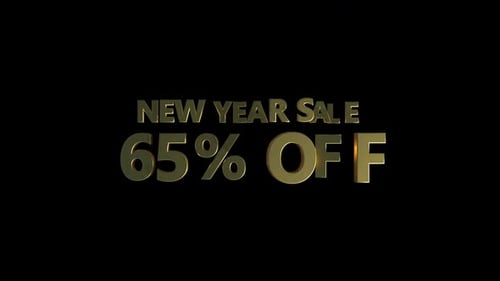 New Year Sale 65% Off