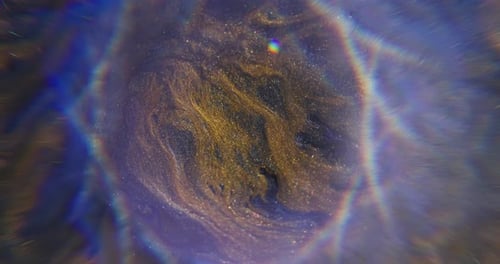 Glitter Flow Blur Acrylic Stream Prism Lens Ink