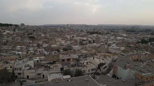 Vast Urban Cityscape Aerial View