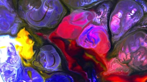 Abstract Color Fluid Motion Background