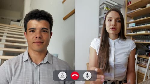 Engaging Online Conversation Between Two Participants on Video Call