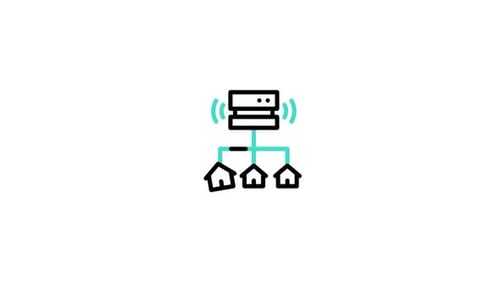 Animiertes Serversymbol