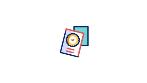 Certificate Animated Icon