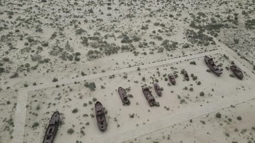 Graveyard of Ships in Aralkum Desert Marks Aral Sea Disaster