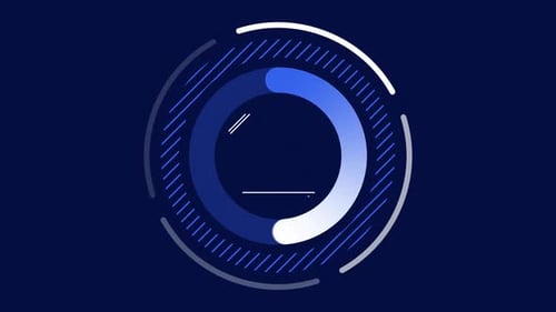 Business Infographic Element Animated Modern Circle Diagram Design