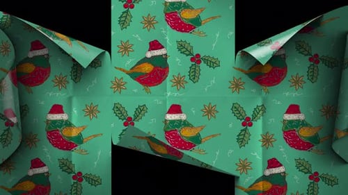 Festive Paper Fold Reveal Animation
