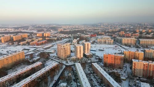 Aerial View of Dormitory District