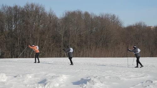 Three Amateur Skiers Participate in Local Competitions