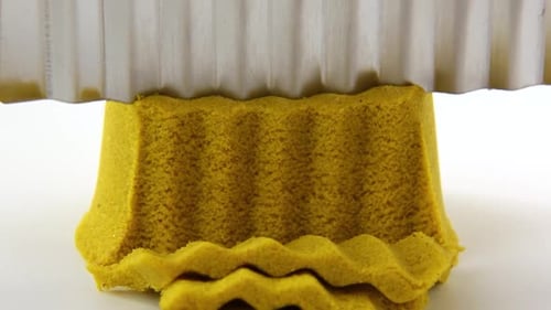 Kinetic Sand is Yellow Relaxing Videos Satisfactory ASMR Videos