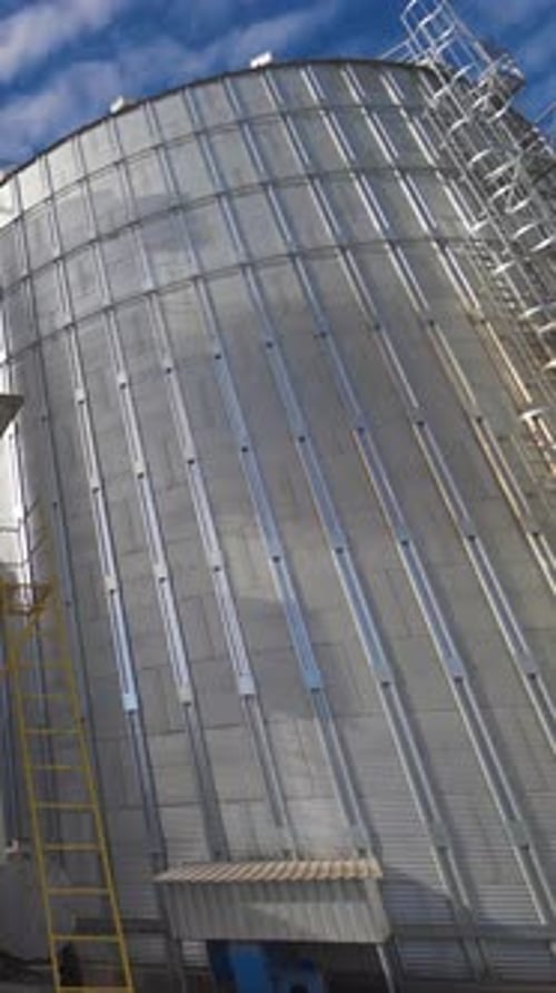 Large complex of agricultural factory.