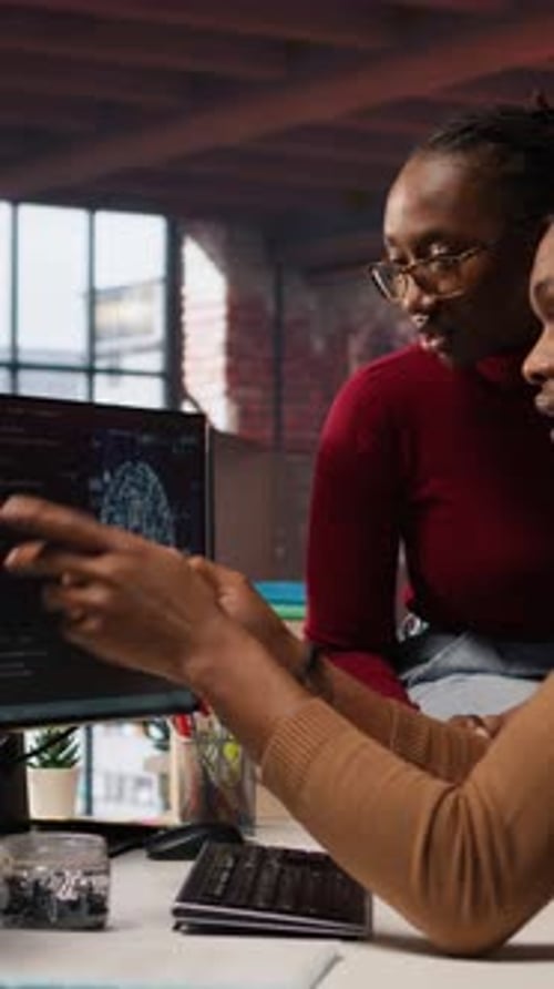 Vertical Video AI Software Development Agency Staff Members Collaborating