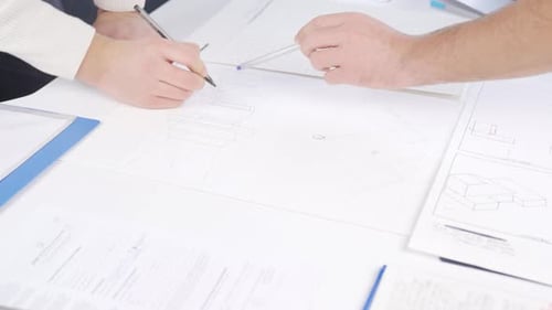 Geschäftstreffen, Projekt und Team.