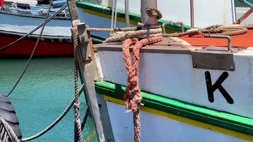 Fishing boats in the harbour