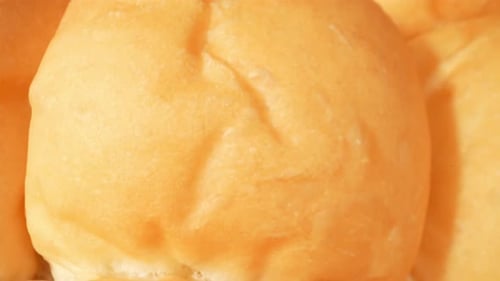 Close Up View of Soft Bread Rolls