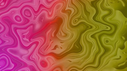 Colorful Abstract Fluid Morphing Holographic Background Loop