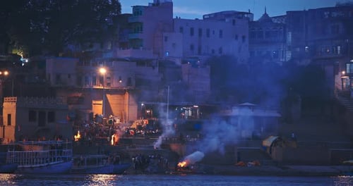 Varanasi India Funeral Rites Of