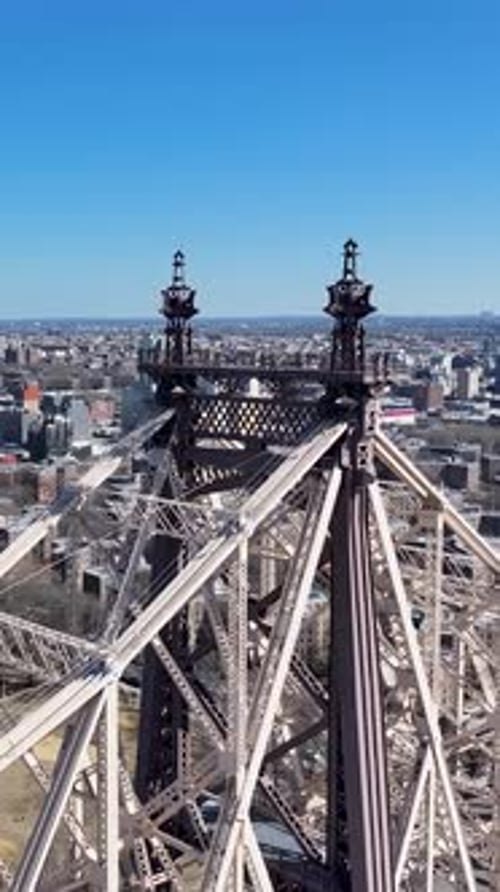 Queensboro Bridge At Manhattan In New York United States.