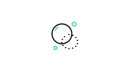 Minimalist Geometric Circles Loop Animation