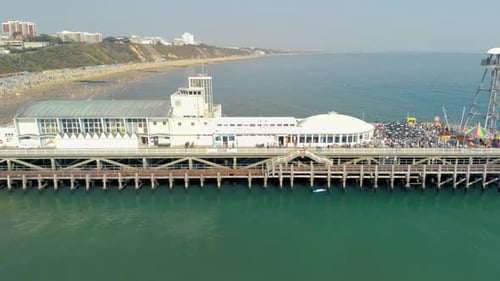 Bournemouth Pier - Aerial track left