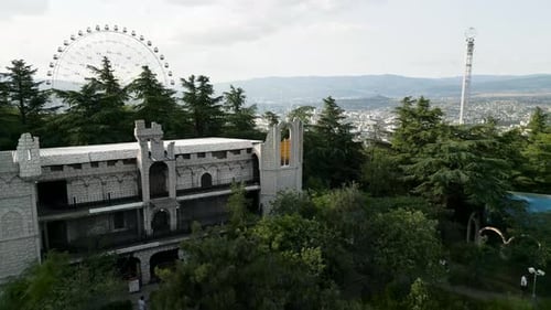 Mtatsminda Park Wheel in Tbilisi Georgia