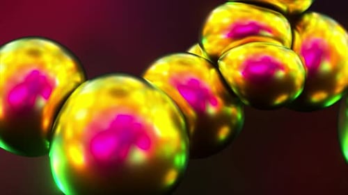Soft Spheres of Golden Rainbow Color Fly Collide and Stick to Each Other