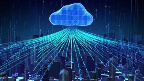 Holographic Smart City And Digital Cloud
