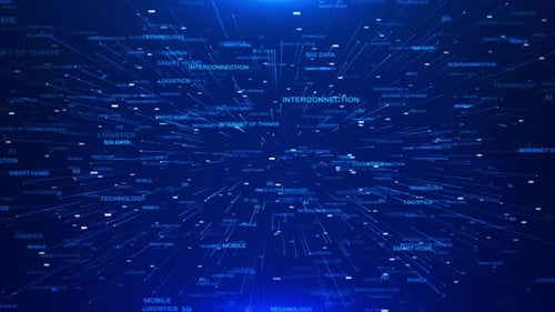 Big Data Cyber Stream Cyberspace Neural Network Code Script Source Code 3D Hi Tech Business Ideas