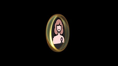 Breast Cancer Icon Animation