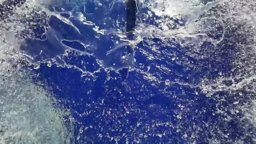 Superzeitlupenaufnahme von Wasser bei 1000 Fps