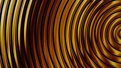 Glossy Curved Gold Lines