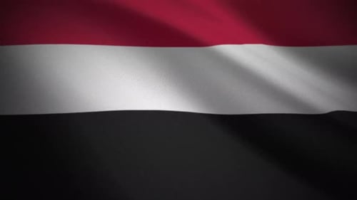 Smooth Realistic Fabric Waving Flag Animation