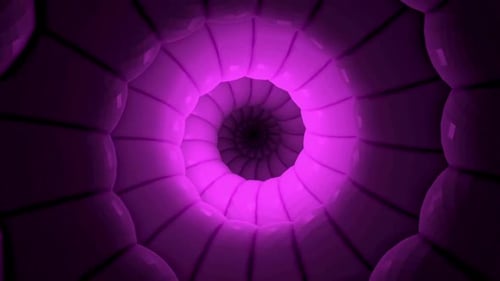 Abstract Purple Spiral Tunnel Digital Art 3D Render Design Background Texture Pattern Vortex Illustr