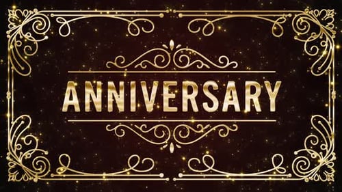 Golden Anniversary Celebration with Ornate Frame