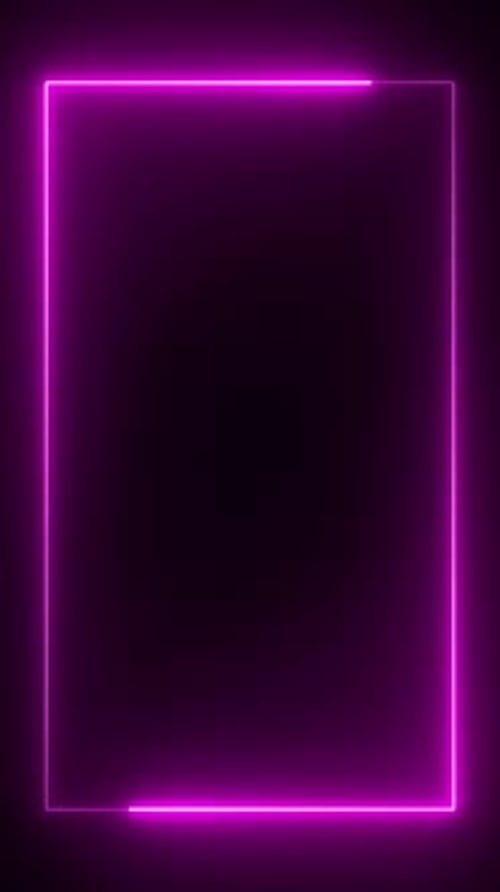 Pink Neon Frame Loop V16