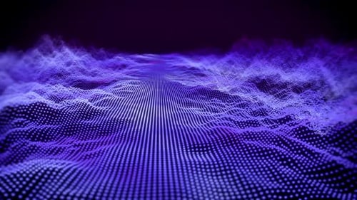 Abstract Particles Road